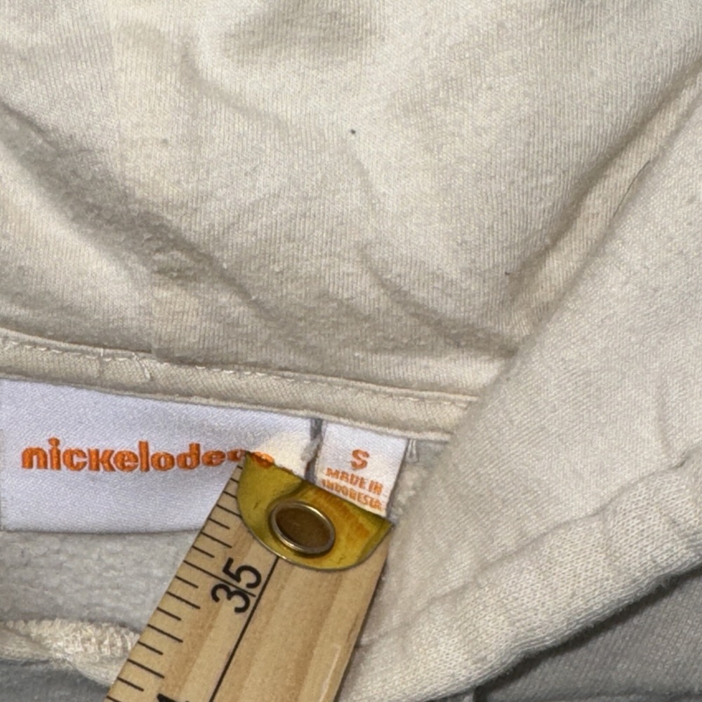 Nickelodeon Rugrats Mens Hoodie‎ Small Beige Sweatshirt Pullover Sweater - Picture 8 of 15